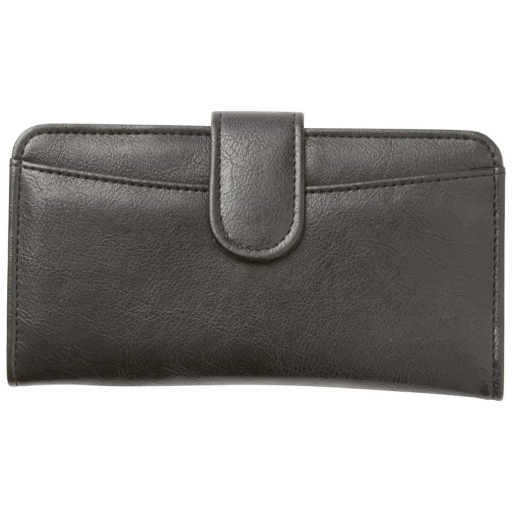 Black Faux Leather Ladies’ Wallet - Picture 3 of 5